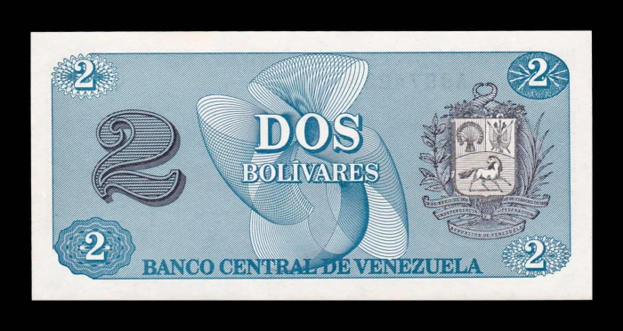 Venezuela 2 Bolivari 1989, Simón Bolívar, necirculata [2]