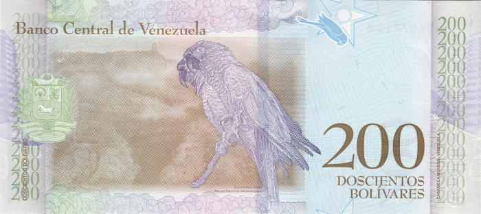 VENEZUELA 200 bolivari 2018, necirculata [1]
