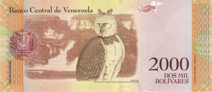 VENEZUELA 2000 bolivari 2016, necirculata [1]
