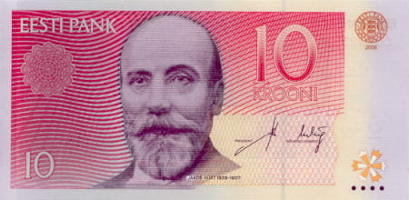 Estonia, 10 Kroon 2007, necirculata [1]