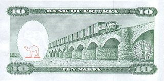 Eritrea, 10 nakfa 1997, necirculata [1]