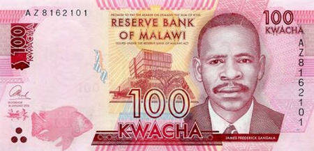 Bancnote Africa - MALAWI 100 kwacha 2016-2019, necirculata