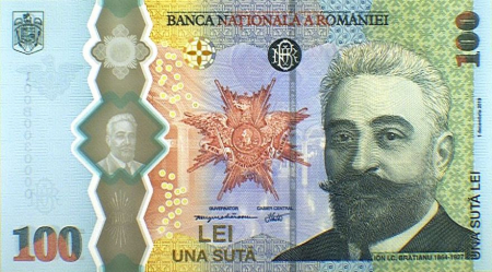 Romania 100 Lei 2019 polimer, Desavarsirea Marii Uniri, IC Bratianu [2]