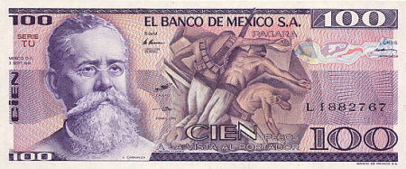 Mexic 100 Pesos 1982, necirculata [0]