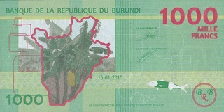 Burundi, 1000 Franci 2015-2023, necirculata [1]