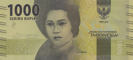 Indonezia 1000 Rupii 2016/17, necirculata [1]