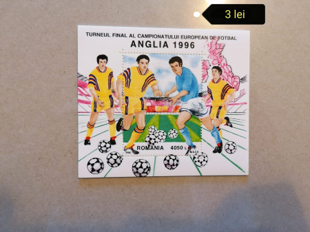 Timbre - 1996 CE Anglia '96 Bl.300 LP1410 MNH, Sport, Nestampilat