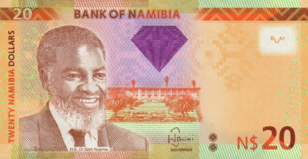 Namibia - Namibia 20 Dolari 2013 (cu ornament diamant), necirculata