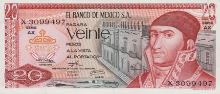 Mexic, 20 Pesos 1977, necirculata [0]