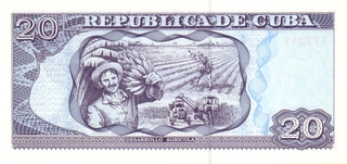 Cuba 20 Pesos 2016, Camilo Cienfuegos, necirculata [1]