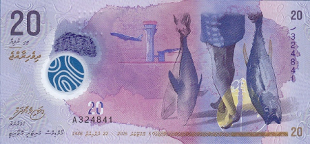 Bancnote Asia - Maldive 20 Rufiyaa 2020 polimer, necirculata