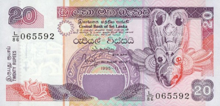 Sri Lanka, 20 Rupii 2006, necirculata [1]