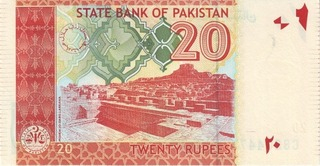 Pakistan, 20 Rupii 2023-2024, Mohammed Ali Jinnah, necirculata [1]