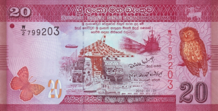 Bancnote Asia - Sri Lanka, 20 Rupii 2021, necirculata