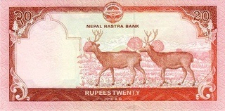 Bancnote straine - Nepal 20 Rupii 2020, necirculata