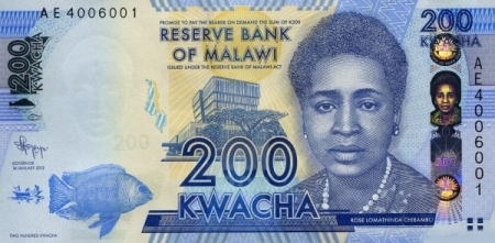 Bancnote Africa - Malawi 200 Kwacha 2021, necirculata