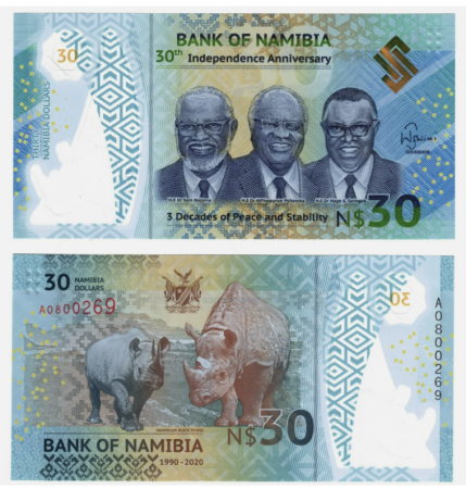 Namibia - Namibia 30 Dolari 2020 Polimer, necirculata
