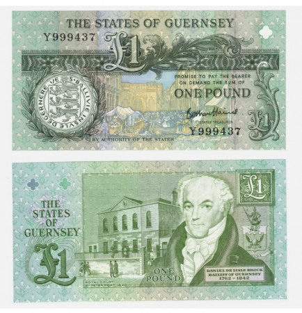 Guernsey - Guernsey 1 Pound 2016, necirculata