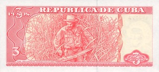 Cuba 3 Pesos 2005, Ernesto "Che" Guevara, necirculata [1]