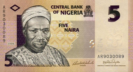 Nigeria, 5 Naira 2006, hartie, necirculata [1]