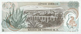 MEXIC 5 pesos 1971, necirculata [1]