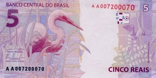 Brazilia - Brazilia 5 Reais 2010, barza, necirculata