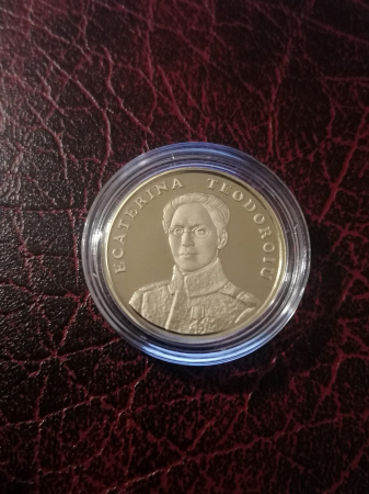 Monede - Romania, moneda 50 Bani 2017 proof, Ecaterina Teodoroiu