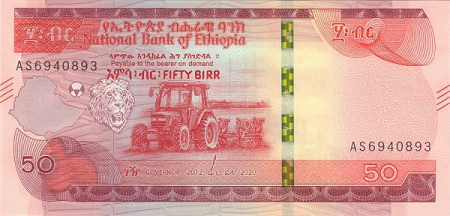 Etiopia - Etiopia, 50 Birr 2020, necirculata