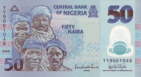 Bancnote Africa - Nigeria, 50 Naira 2013-2024 polimer, necirculata