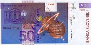 SLOVENIA 50 tolari 1992, planete, necirculata [0]