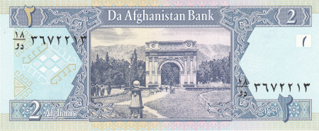 Afghanistan, 2 Afghani 2002, necirculata [1]