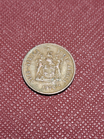 Monede Africa - Africa de Sud 1 cent 1970