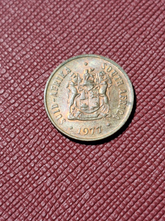 Monede Africa - Africa de Sud 1 cent 1977