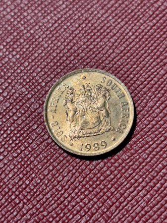 Monede Africa - Africa de Sud 1 cent 1989