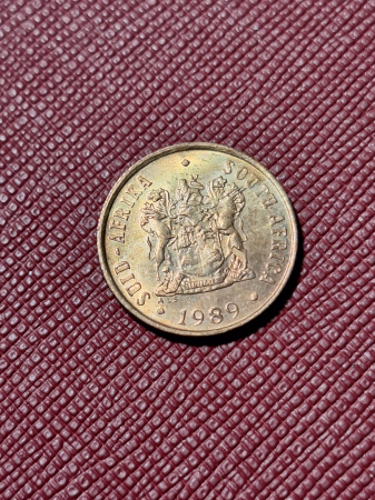 Monede Africa - Africa de Sud 1 cent 1989