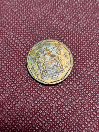 Monede Africa - Africa de Sud 10 centi 1991