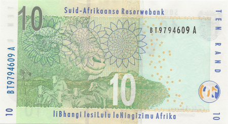 Africa de Sud 10 Rand 2009, necirculata [1]
