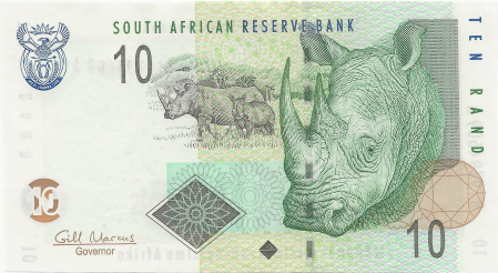 Africa de Sud 10 Rand 2009, necirculata [0]