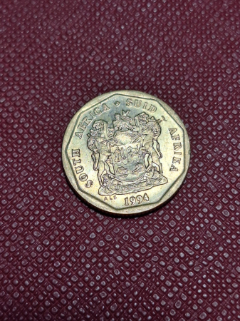 Monede Africa - Africa de Sud 20 centi 1994