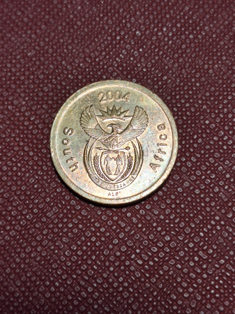 Monede Africa - Africa de Sud 5 centi 2004