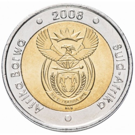 Africa de Sud 5 rand 2005, 90 ani de la nasterea lui Nelson Mandela, UNC [1]