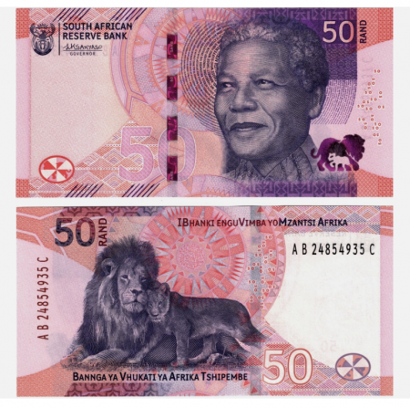Bancnote Africa - Africa de Sud 50 Rand 2023 Nelson Mandela, necirculata