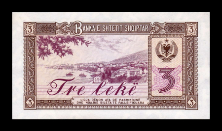 Albania 3 Leke 1976, necirculata [1]