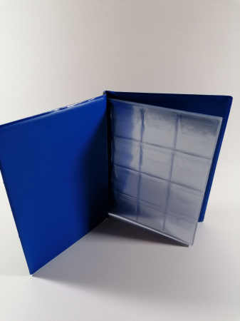 Albume cu folii pentru stocare monede - Album tip clasor cu 96 spatii stocare monede 50 bani / 50 eurocenti, 1 , 2 euro