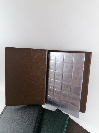 Albume cu folii pentru stocare monede - Album tip clasor cu 192 spatii stocare 1/5/10 bani, 1/2/5 eurocenti