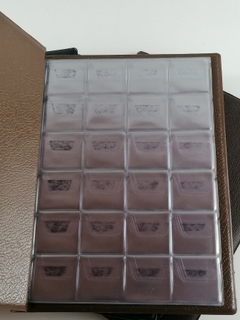 Album pentru stocare 108 monede, spatii mixte [4]