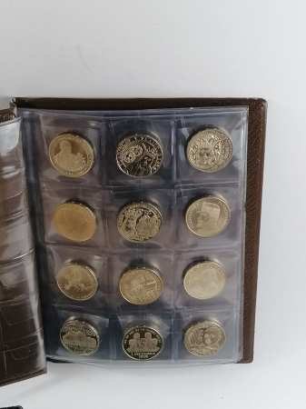 Album pentru stocare 108 monede, spatii mixte [1]