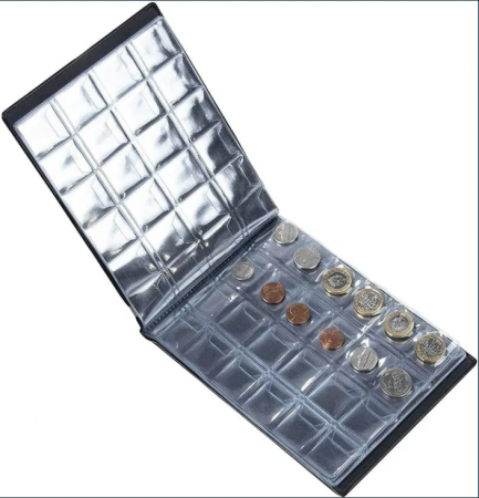 Album tip clasor cu 240 spatii stocare monede [2]