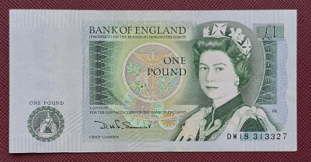 Anglia 1 Pound Sommerset 1981, aproape necirculata [2]