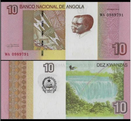 Bancnote straine - Angola 10 Kwanzas 2012, UNC-